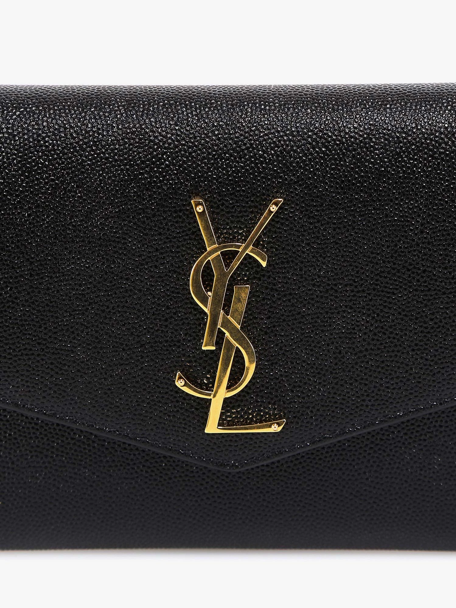 Leather crossbody bag with metal Cassandre logo.webp