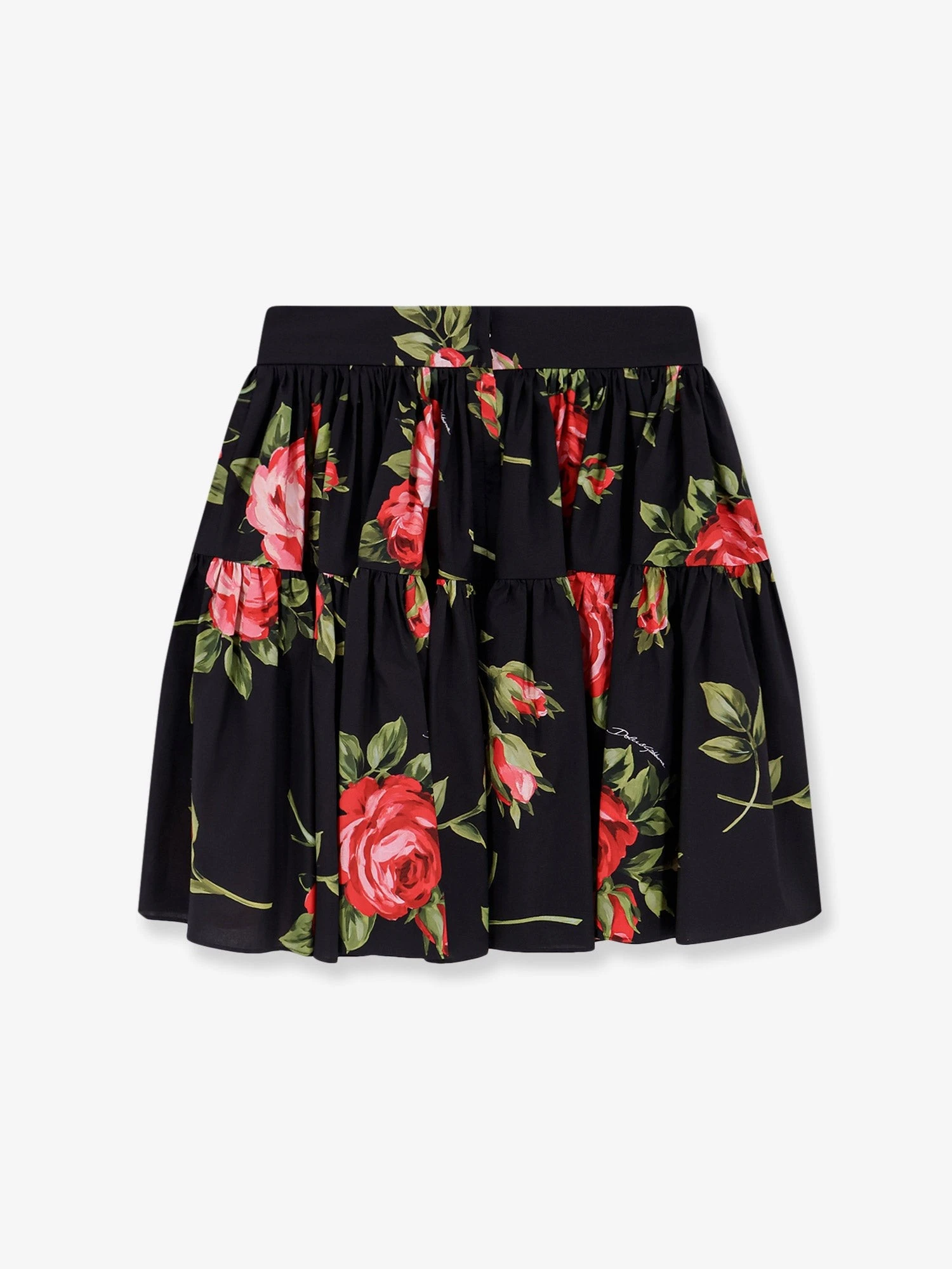 Cotton skirt with iconic print.webp