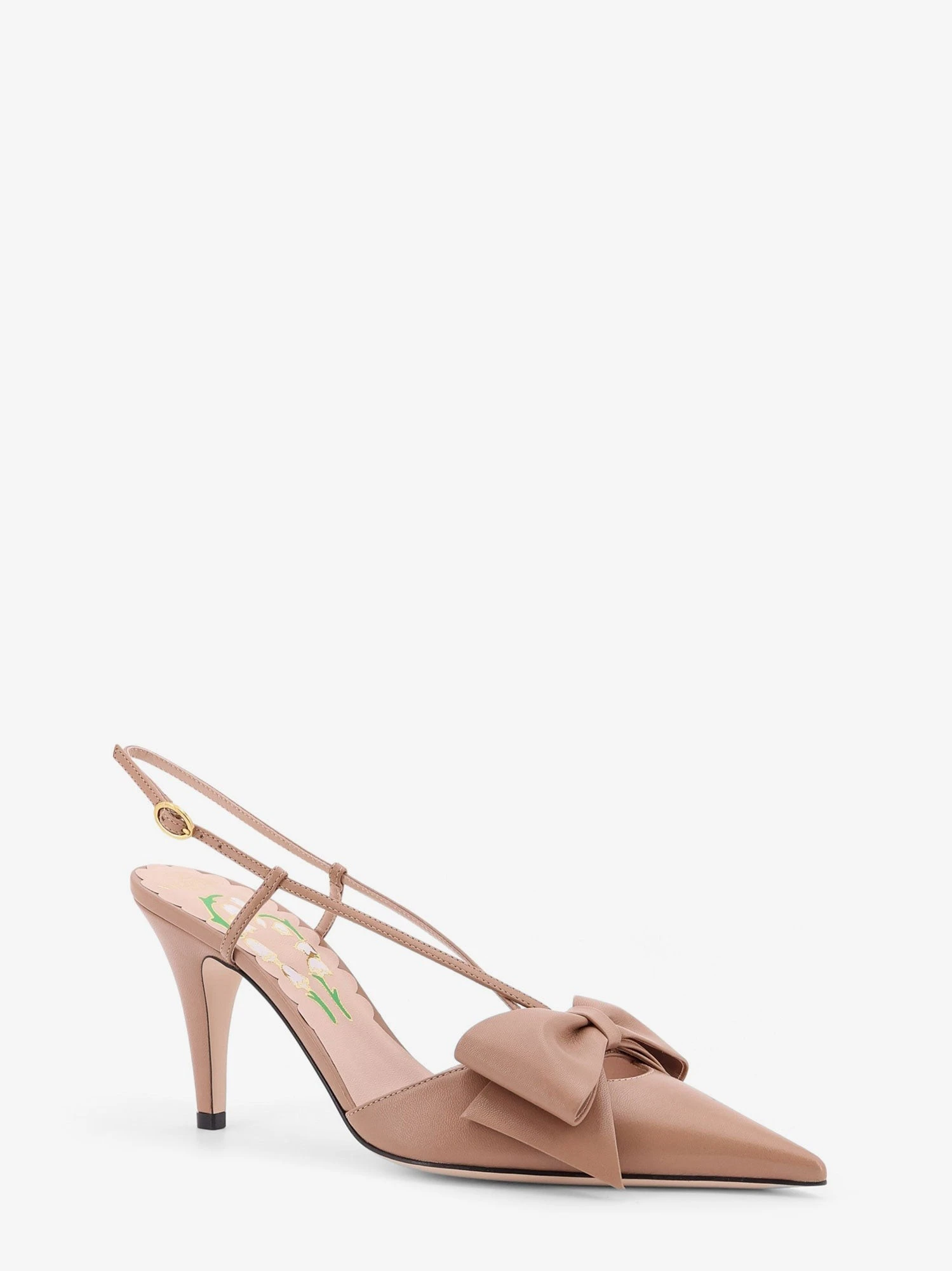 Bowow leather decolleté slingback.webp