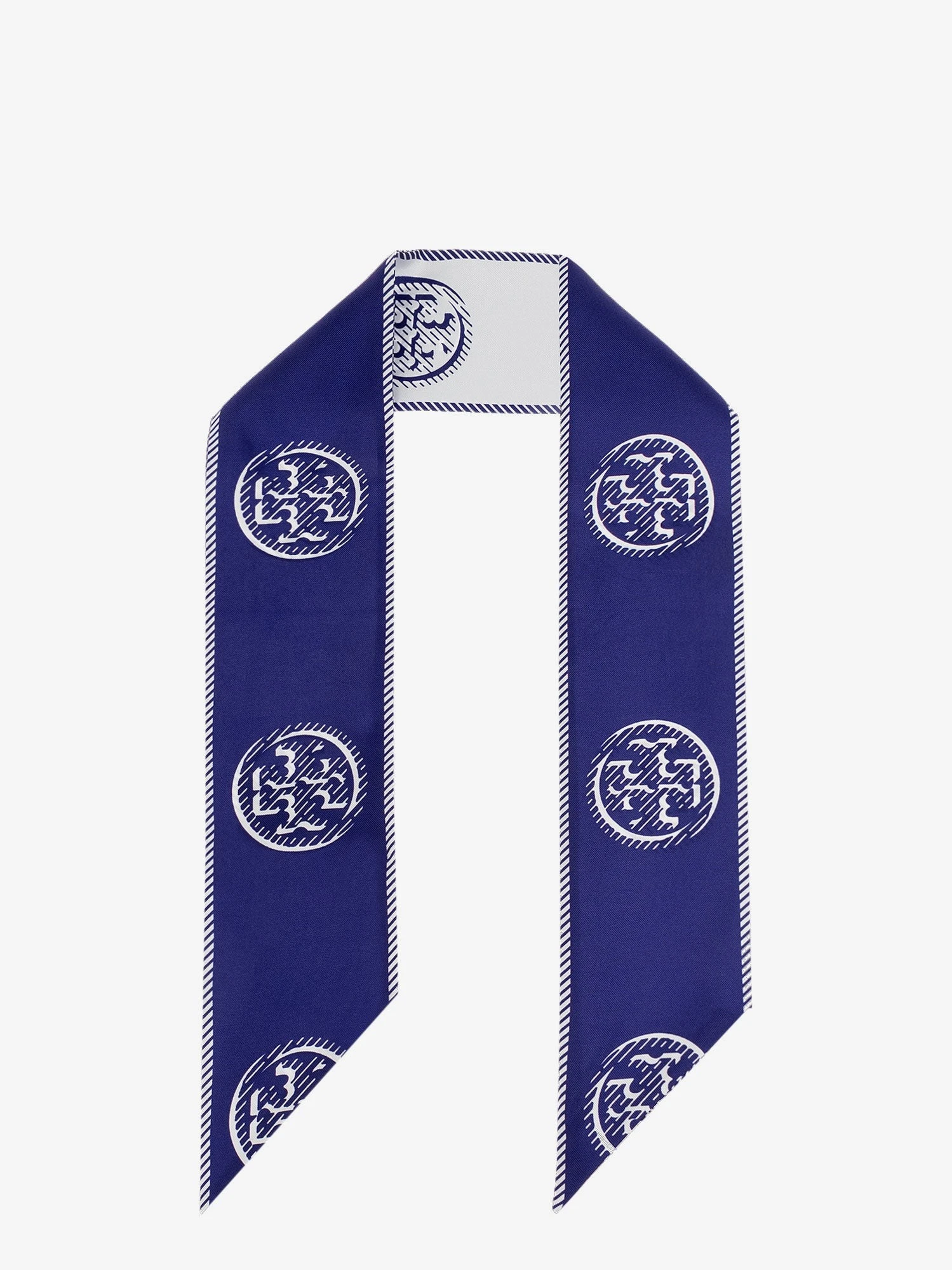 Medallion Logo Ribbon silk tie.webp