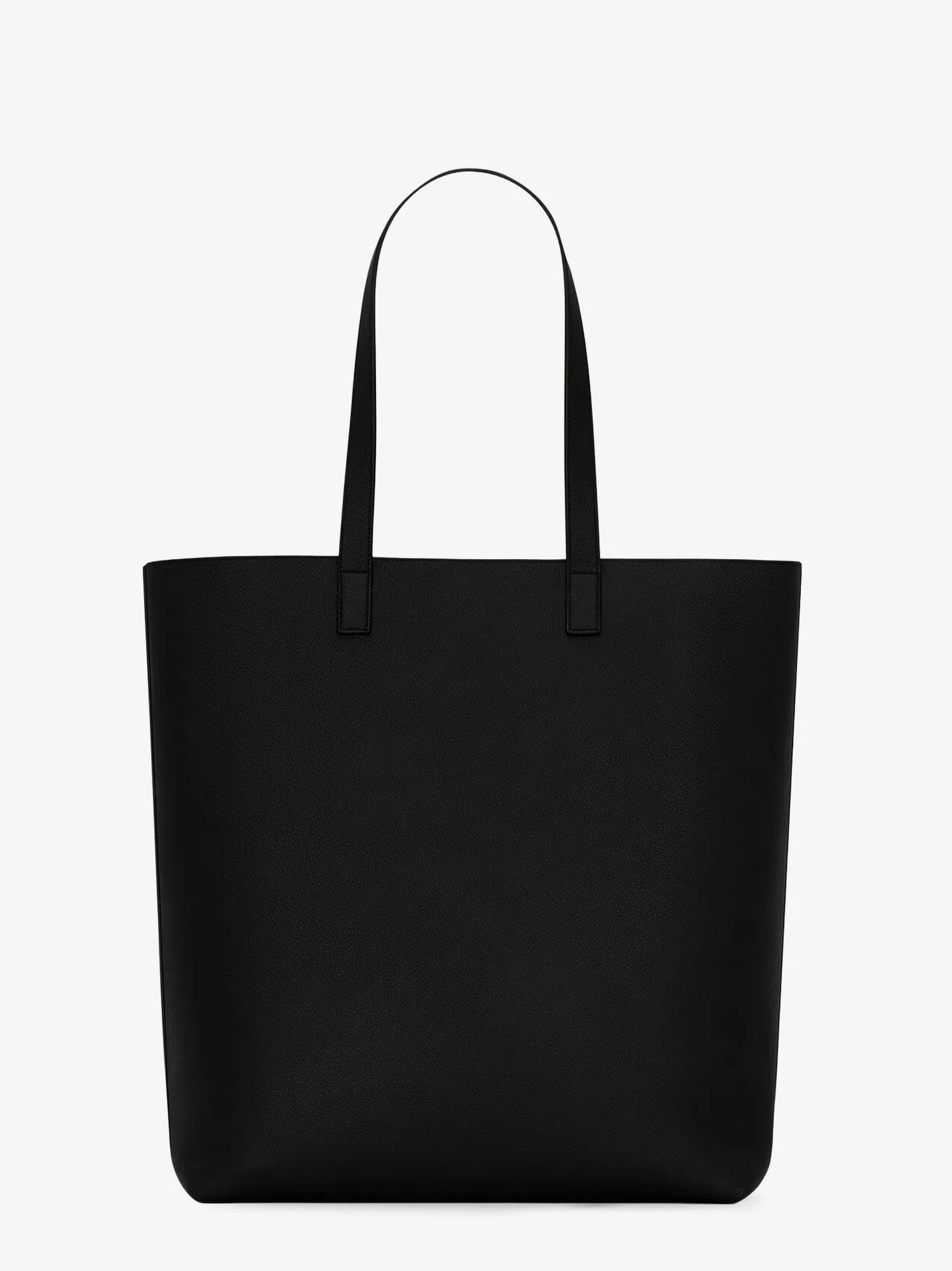 North/South leather tote bag.webp