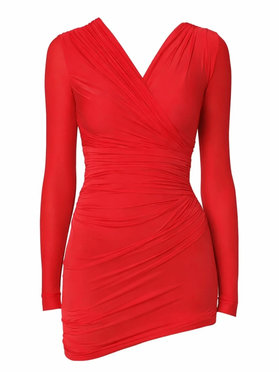 DRAPED MINI DRESS.webp