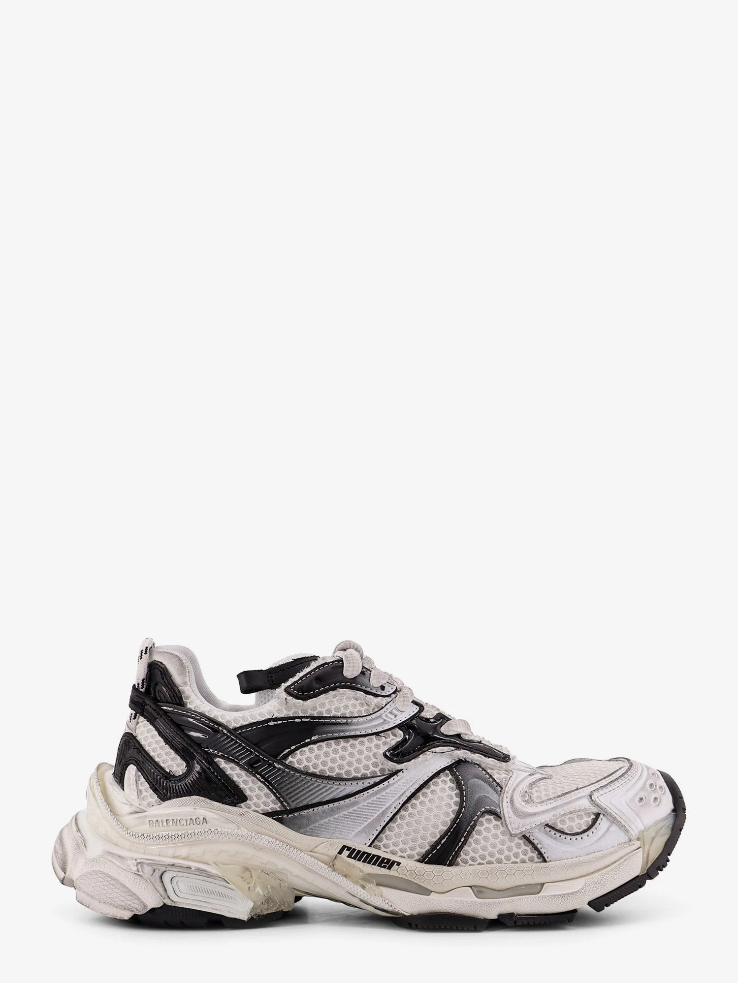 Mesh and nylon Runner 2 sneakers.webp