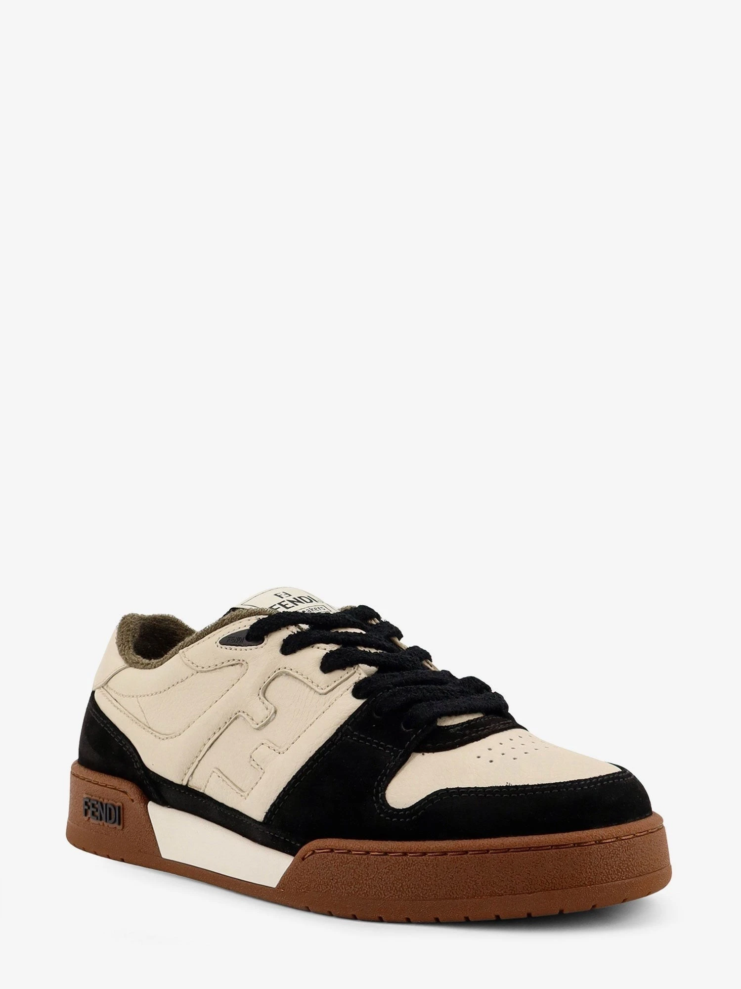 Fendi leather sneakers with suede inserts.webp