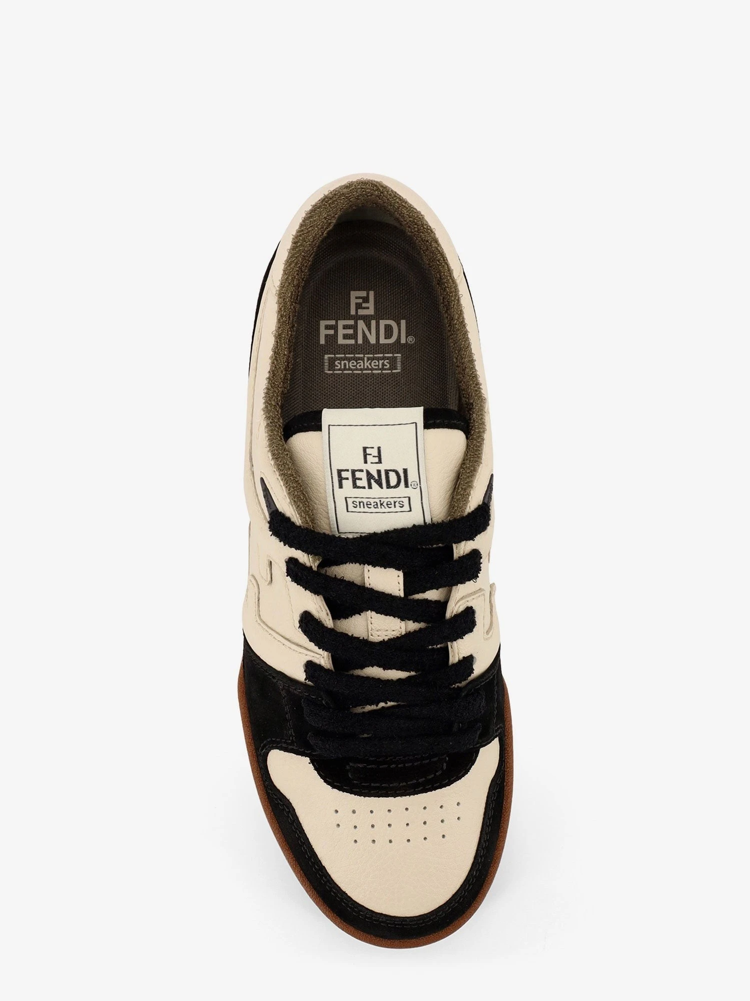 Fendi leather sneakers with suede inserts.webp