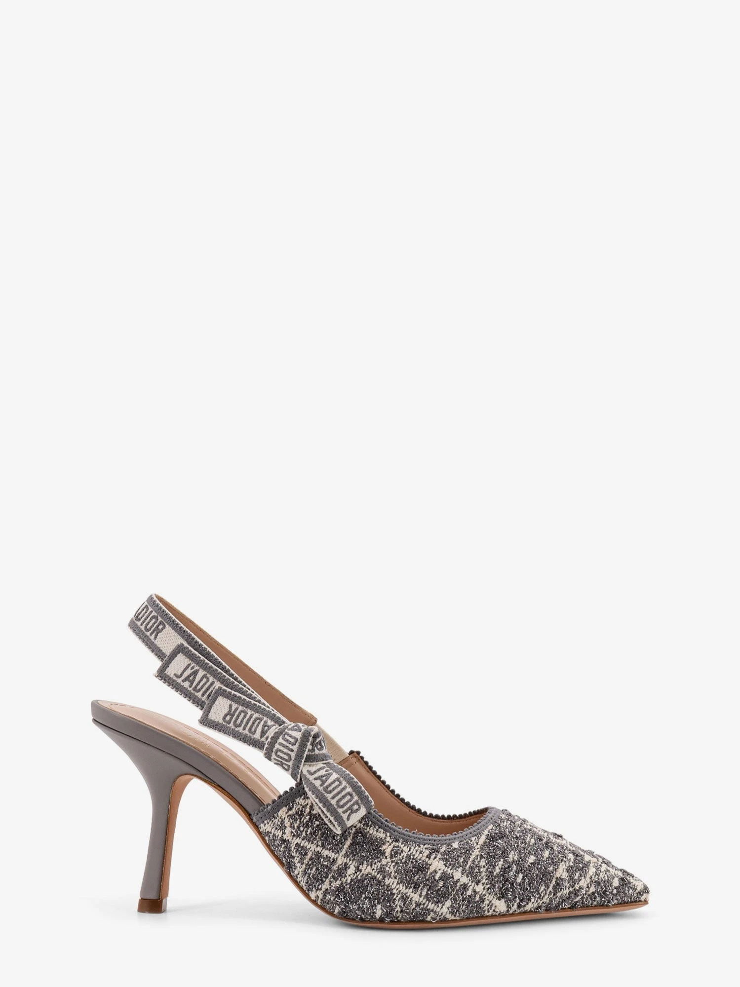 J'Adior cannage tweed slingback pumps.webp