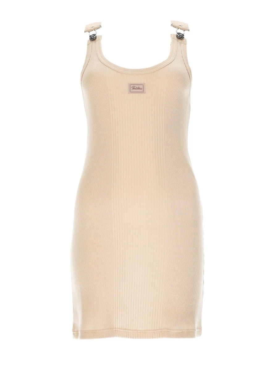 MINI DRESS WITH LOGO PATCH.webp