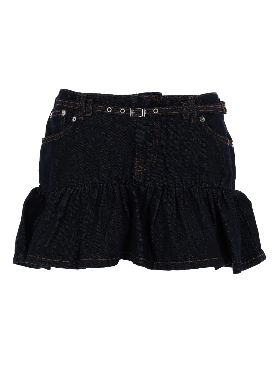 DENIM MINISKIRT WITH BELT.webp