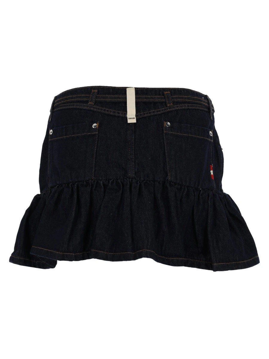 DENIM MINISKIRT WITH BELT.webp