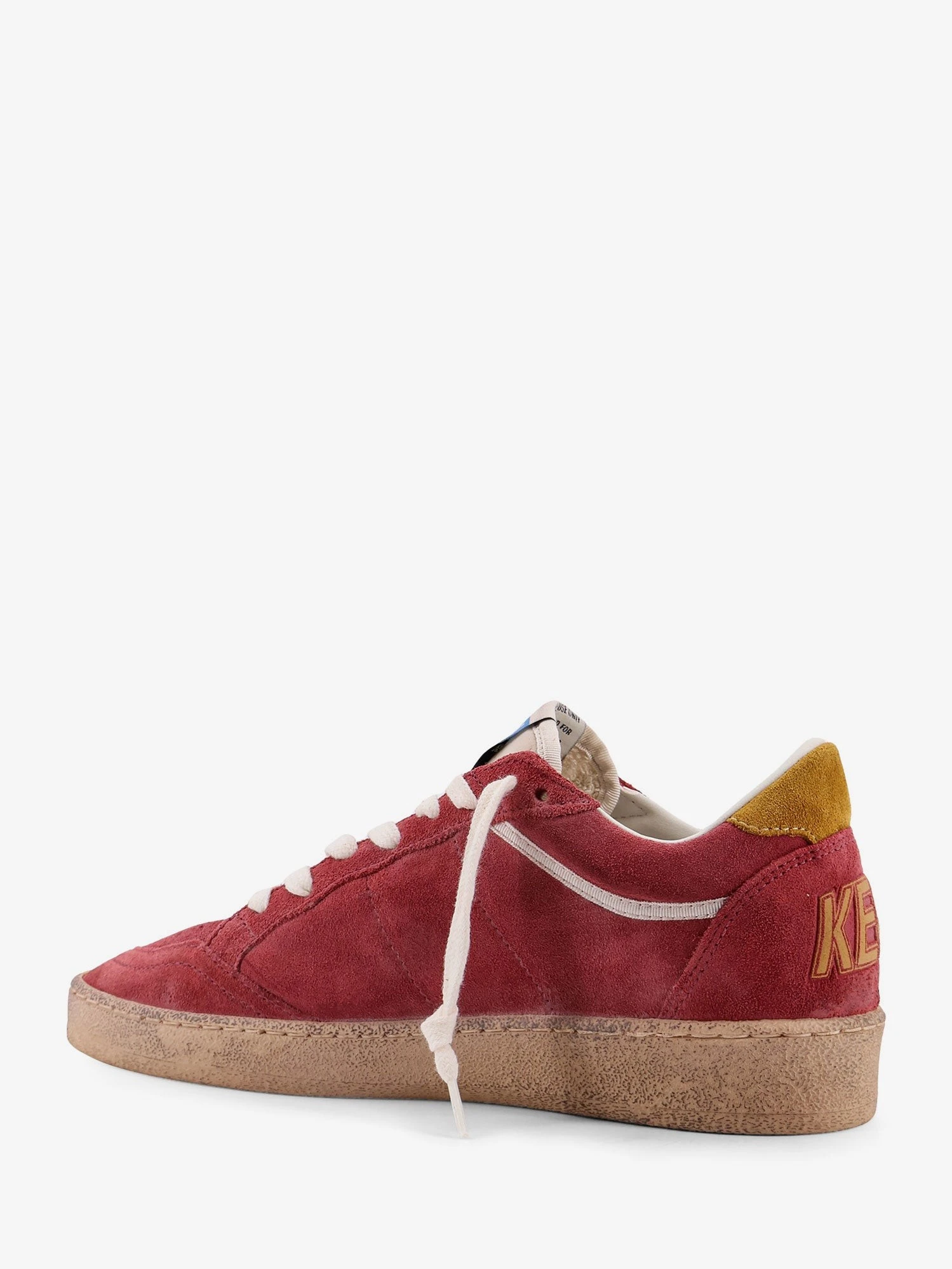 Ballstar suede sneakers with side logo.webp