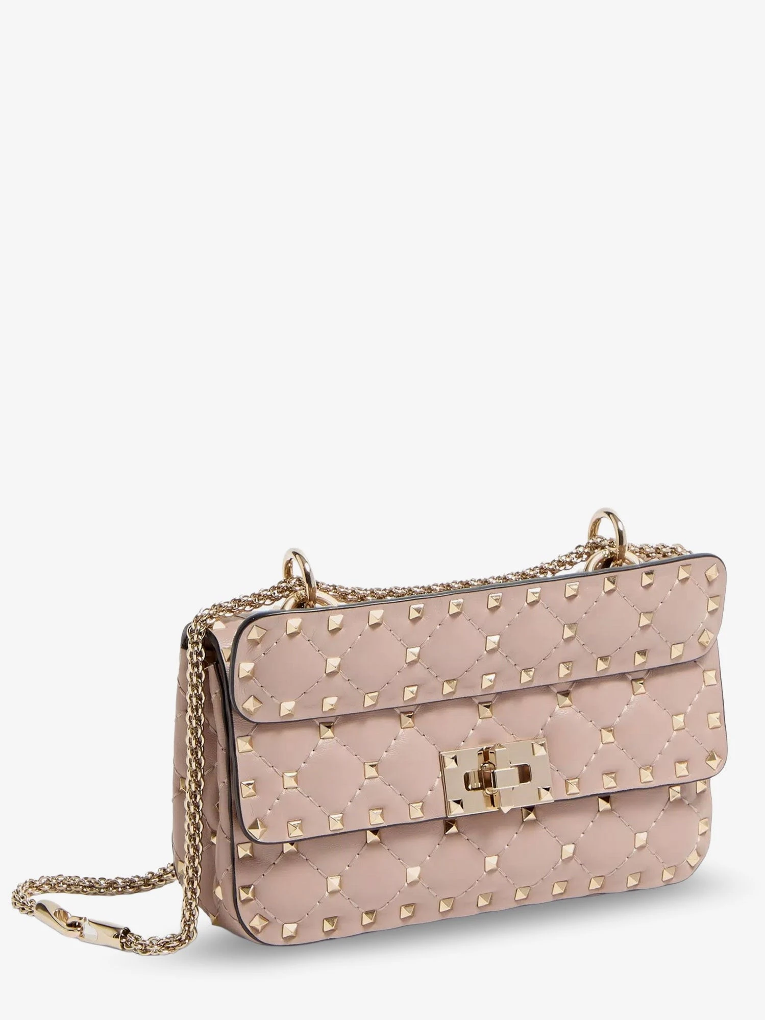 Rockstud Spike leathercrossbody bag with iconic all-over studs.webp