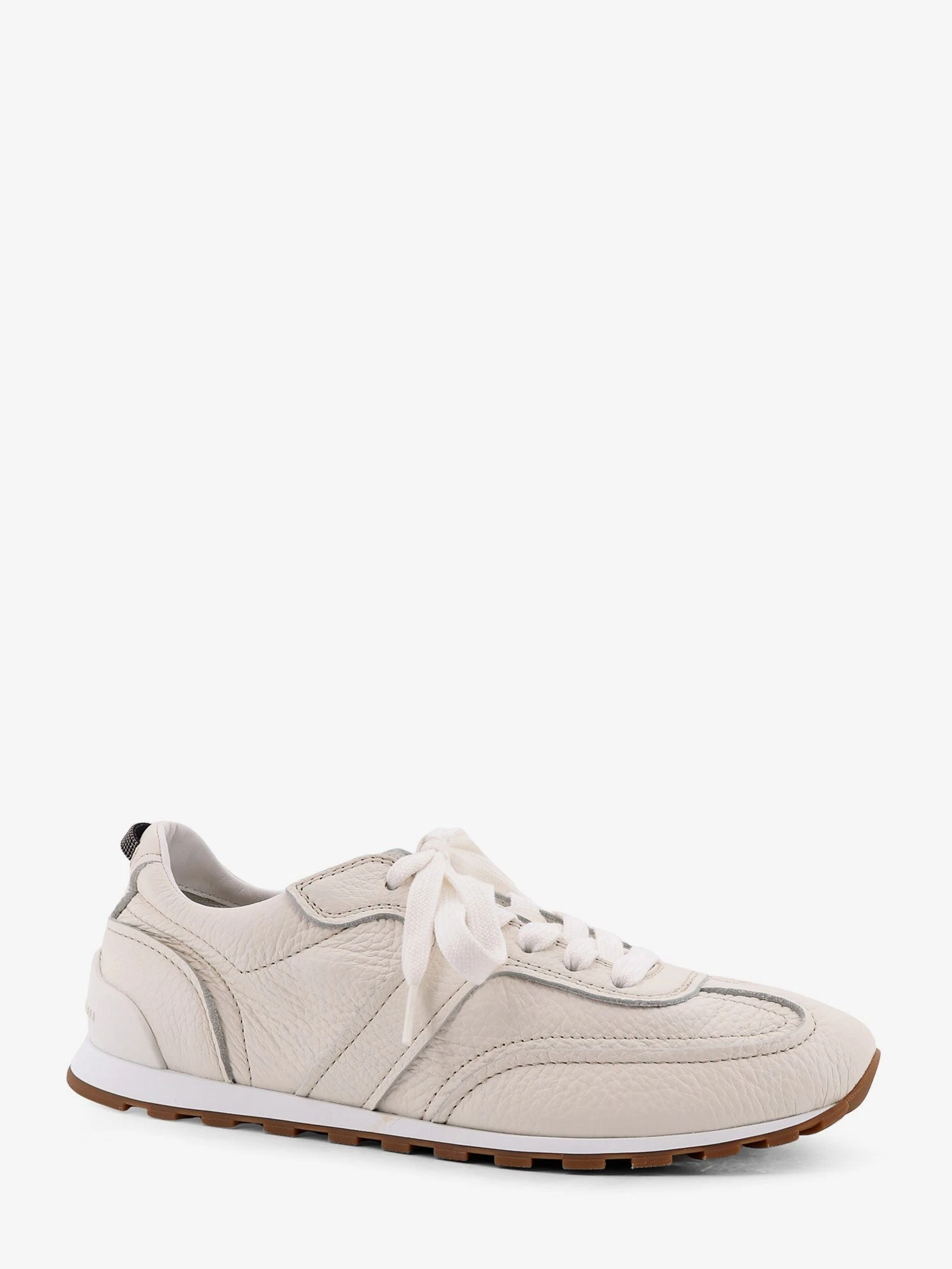 Leather sneakers with Monili on the back.webp