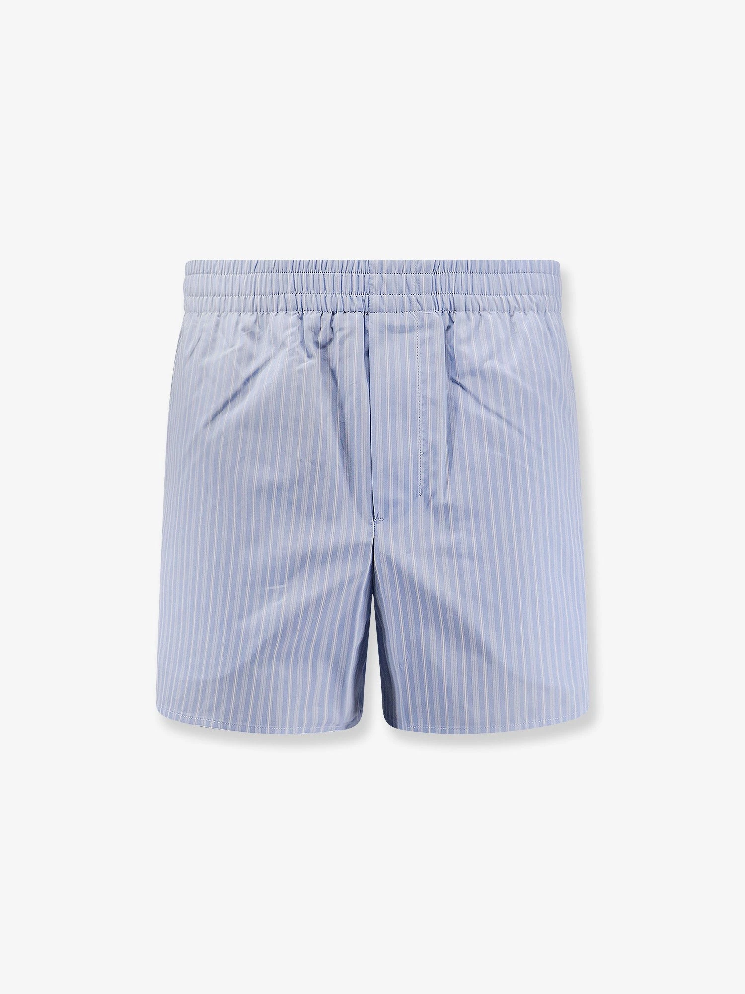 Cotton bermuda shorts with striped pattern.webp