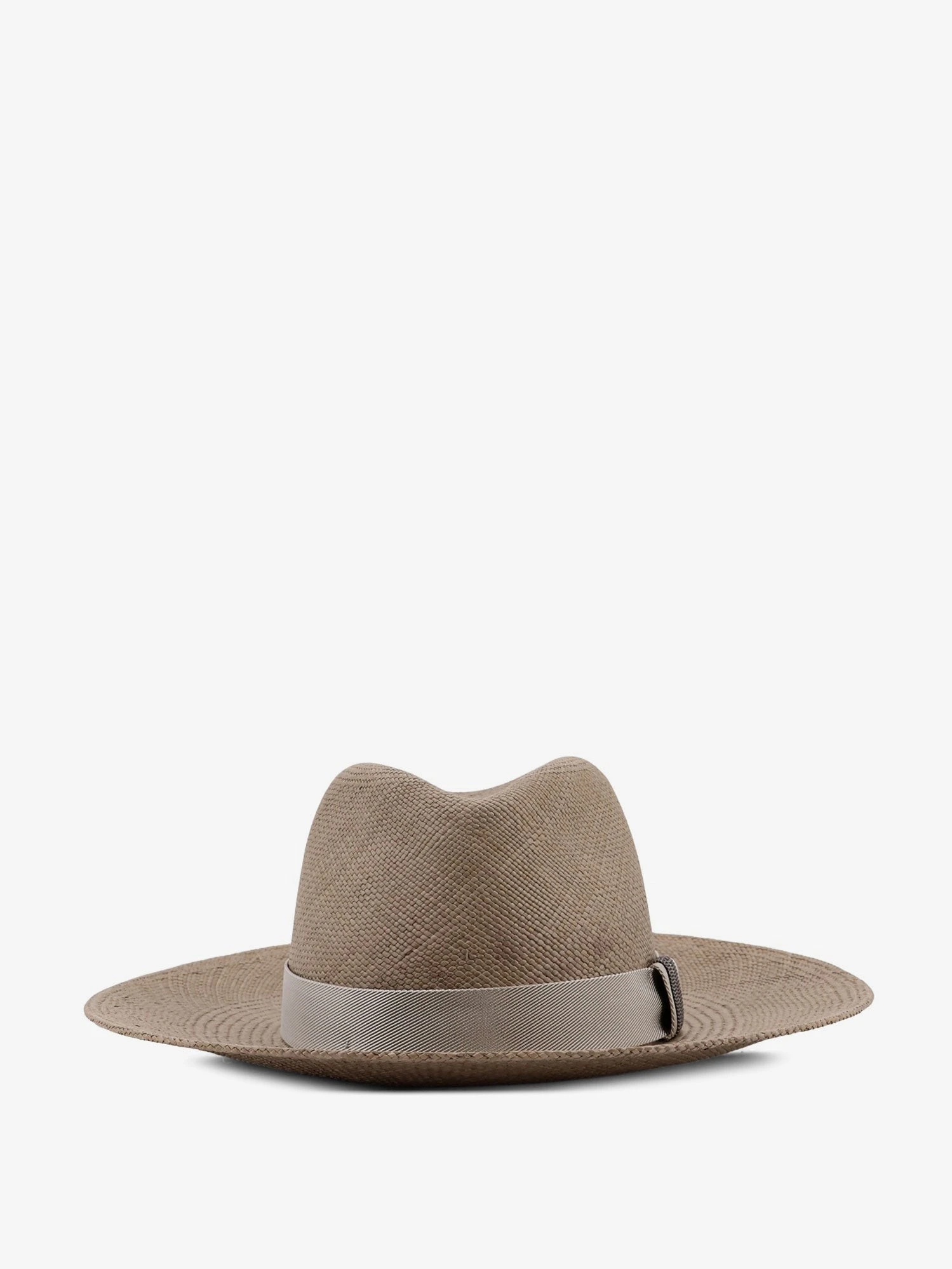 Raffia Fedora hat with Monili detail.webp
