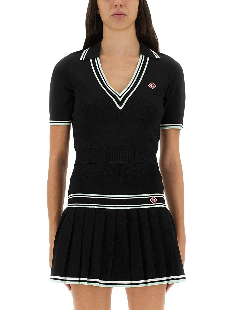 VISCOSE V-NECK POLO SHIRT.webp