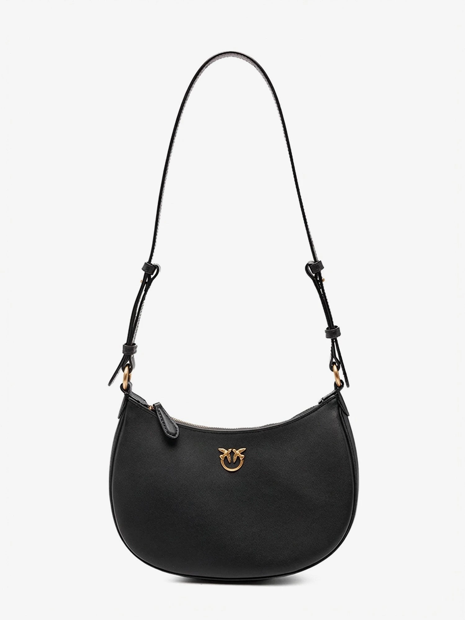 Half Moon Mini leather shoulder bag.webp