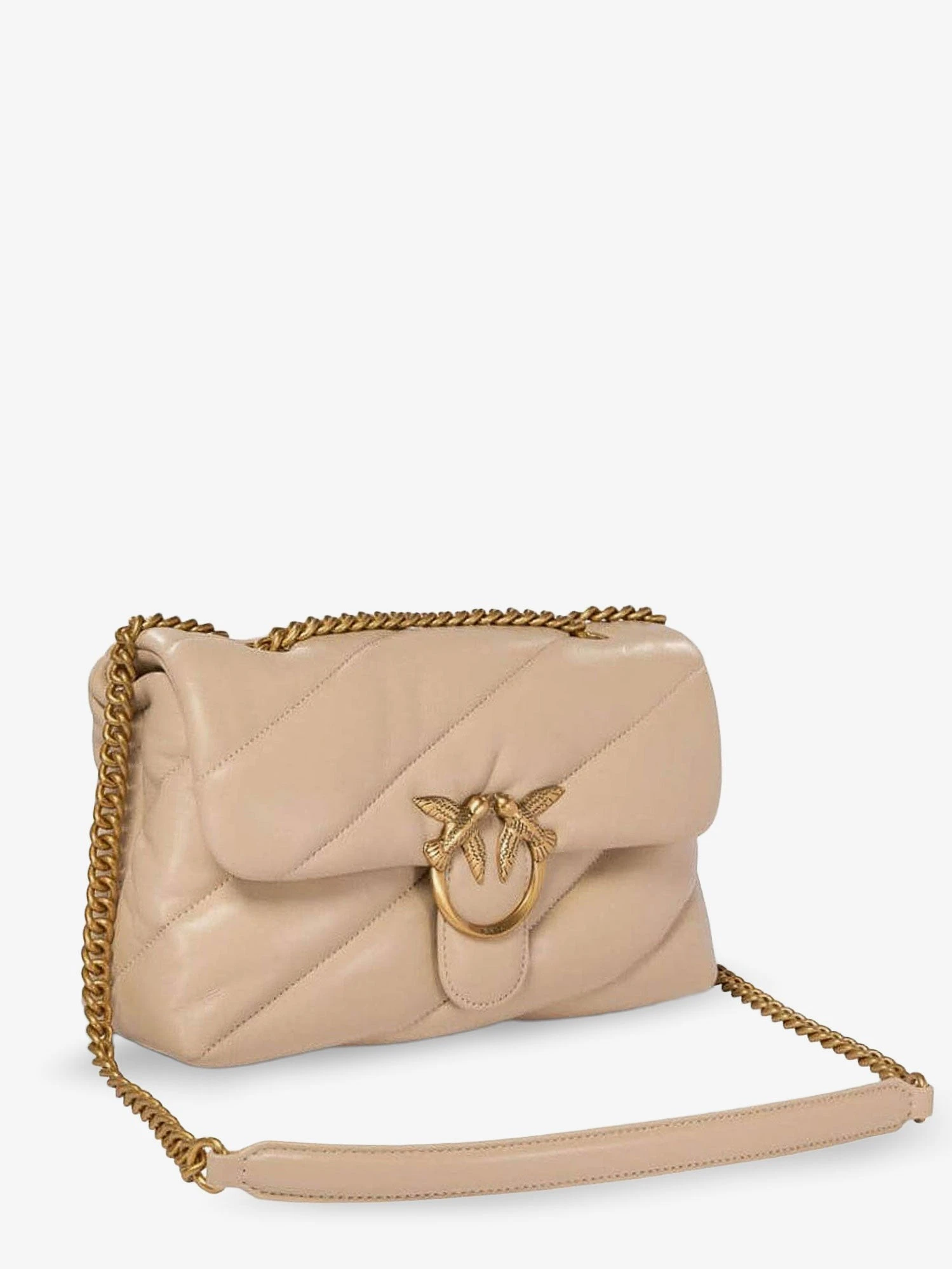Love Puff Classic quilted leather crossbody bag.webp