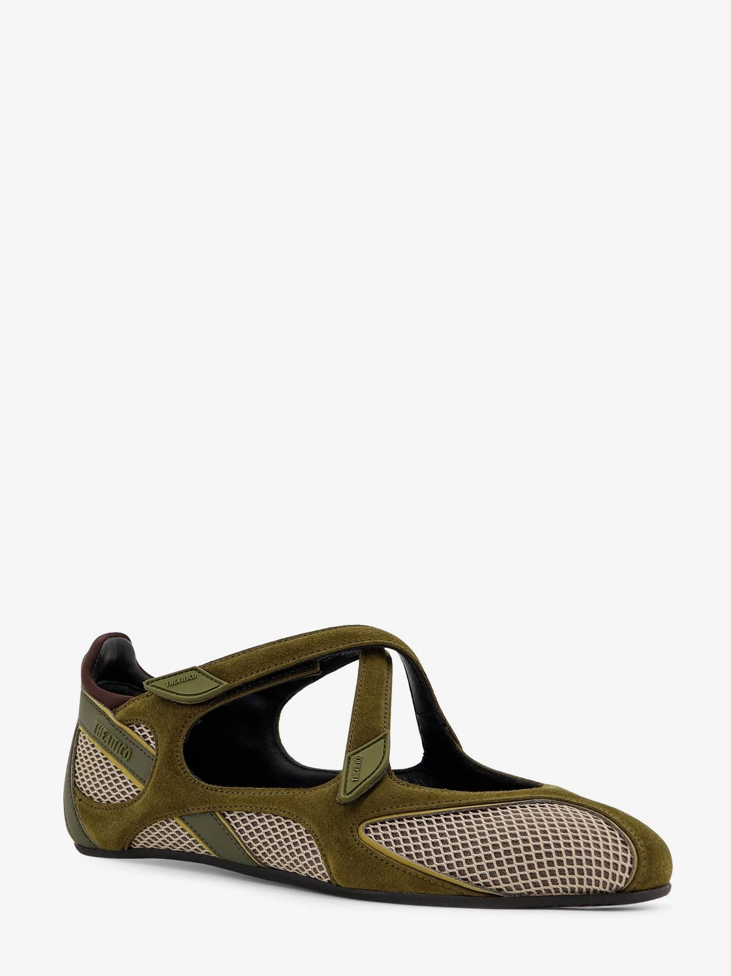 Floor 01 mesh and suede Ballerinas Flat.webp