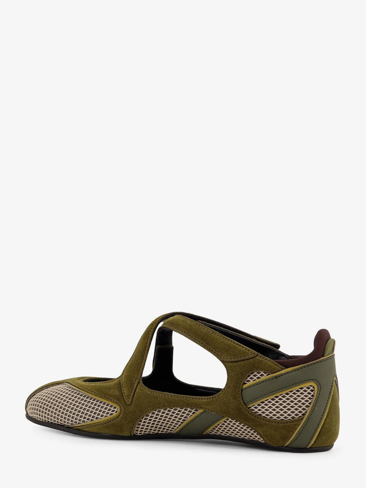 Floor 01 mesh and suede Ballerinas Flat.webp