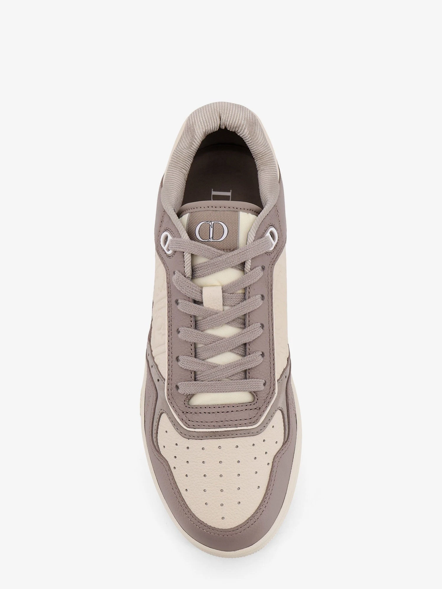 B27 leather sneakers with embossed CD logo.webp
