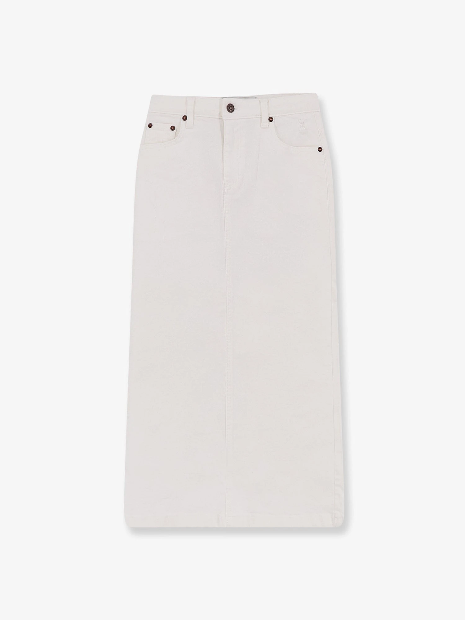 Cotton skirt with rippings detail.webp