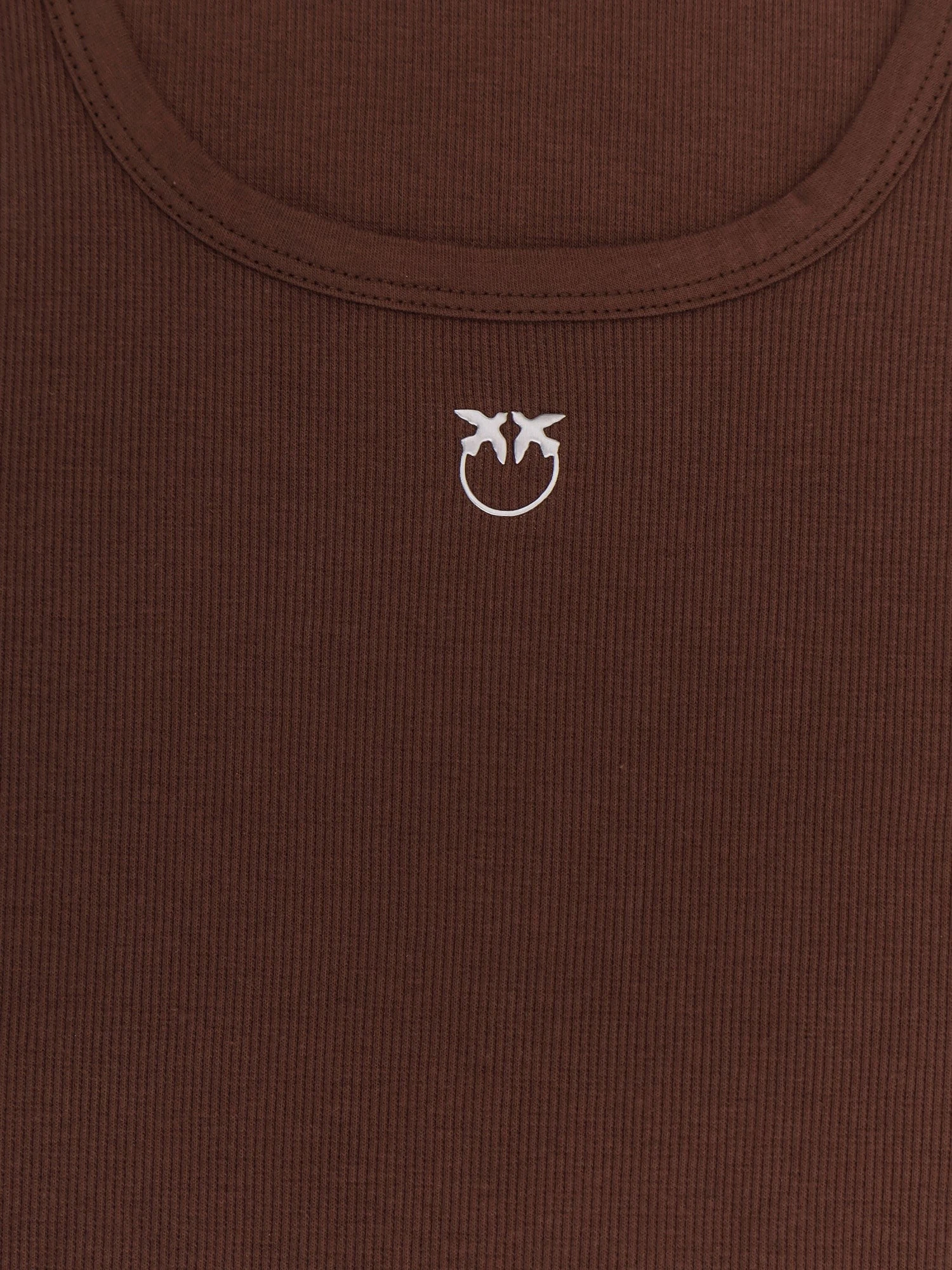 Calcolatore cotton tank top with frontal Love Birds logo.webp