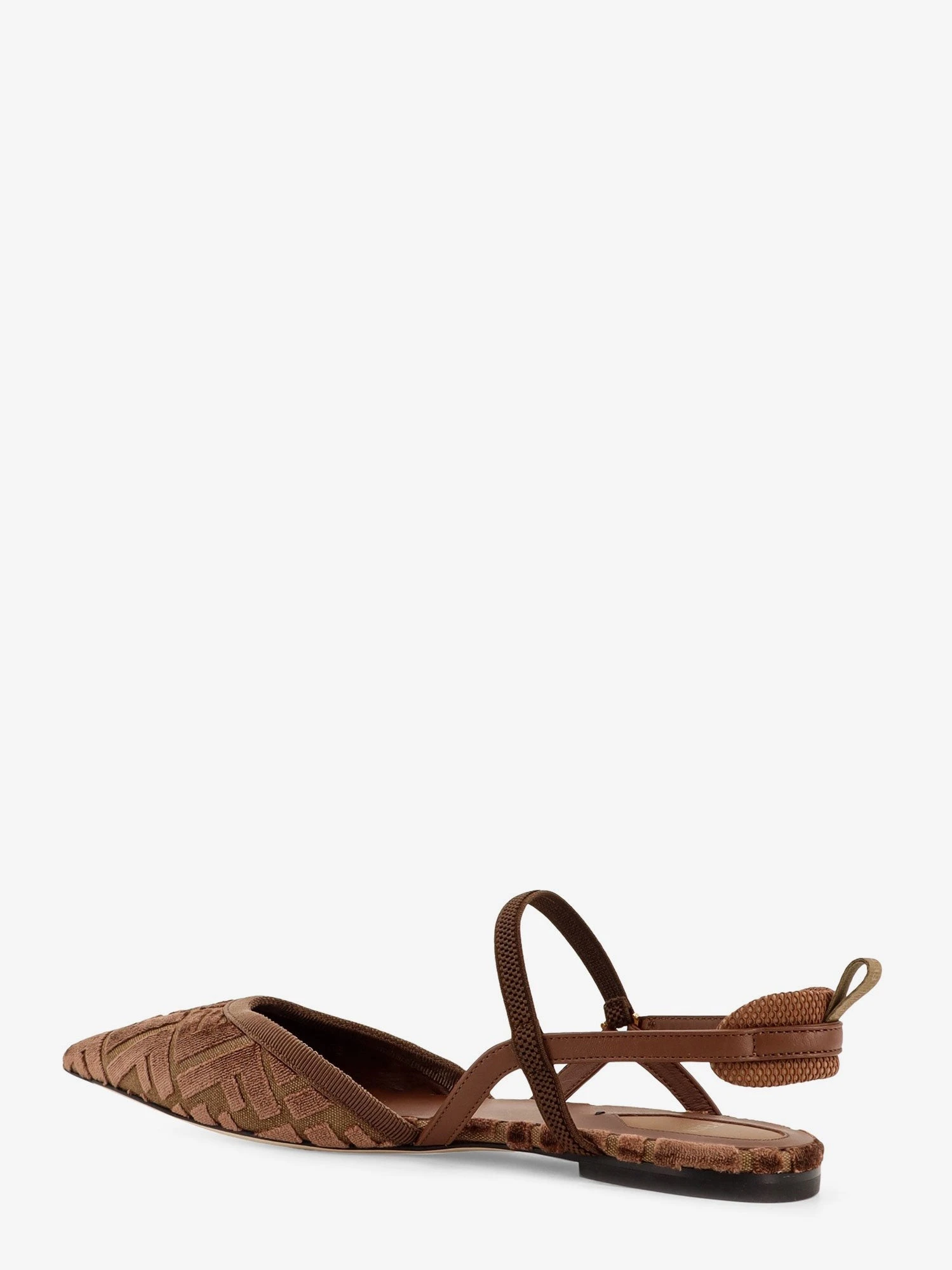 FF jacquard velvet slingback ballerinas.webp