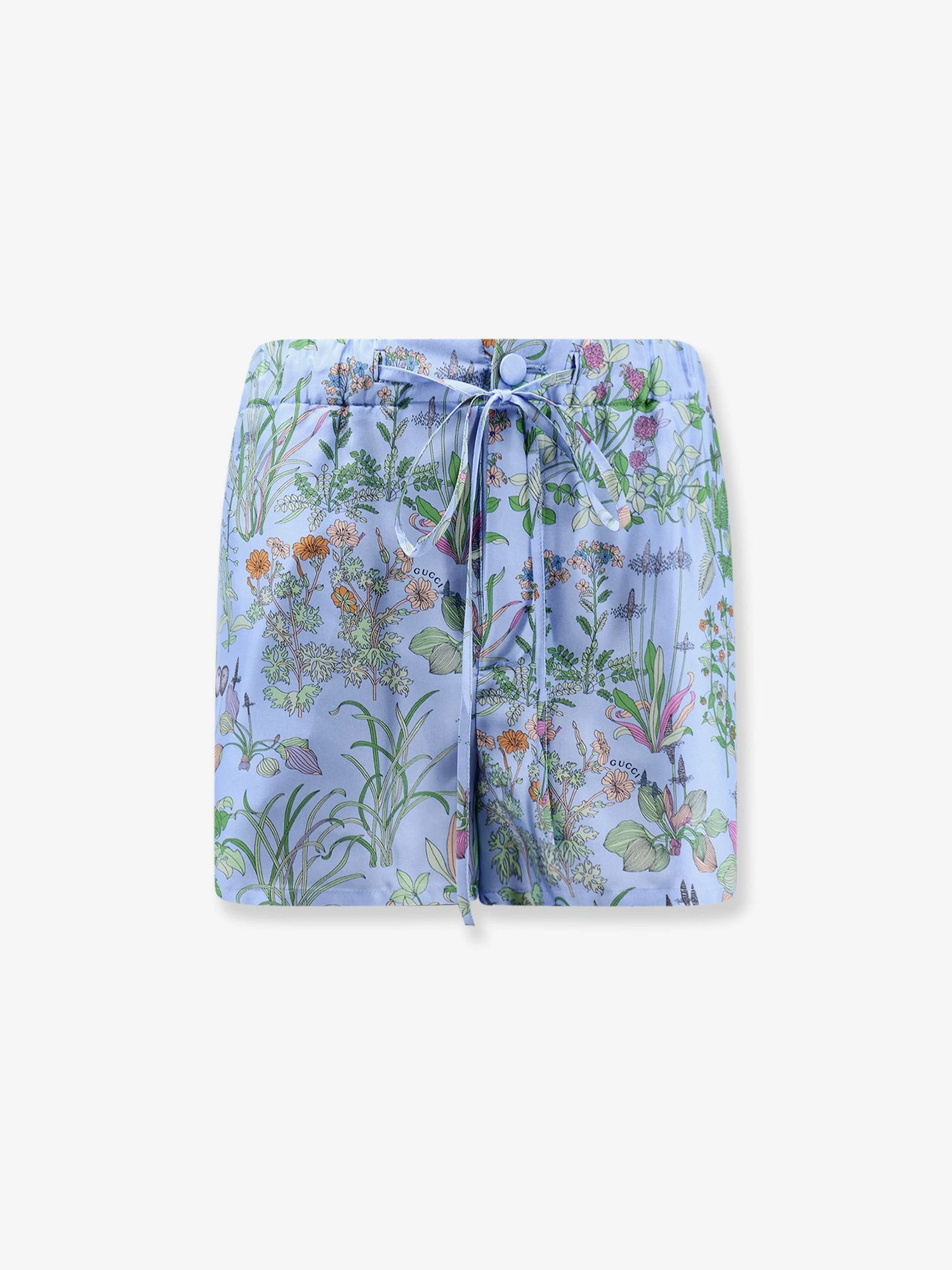 Printed silk shorts.webp
