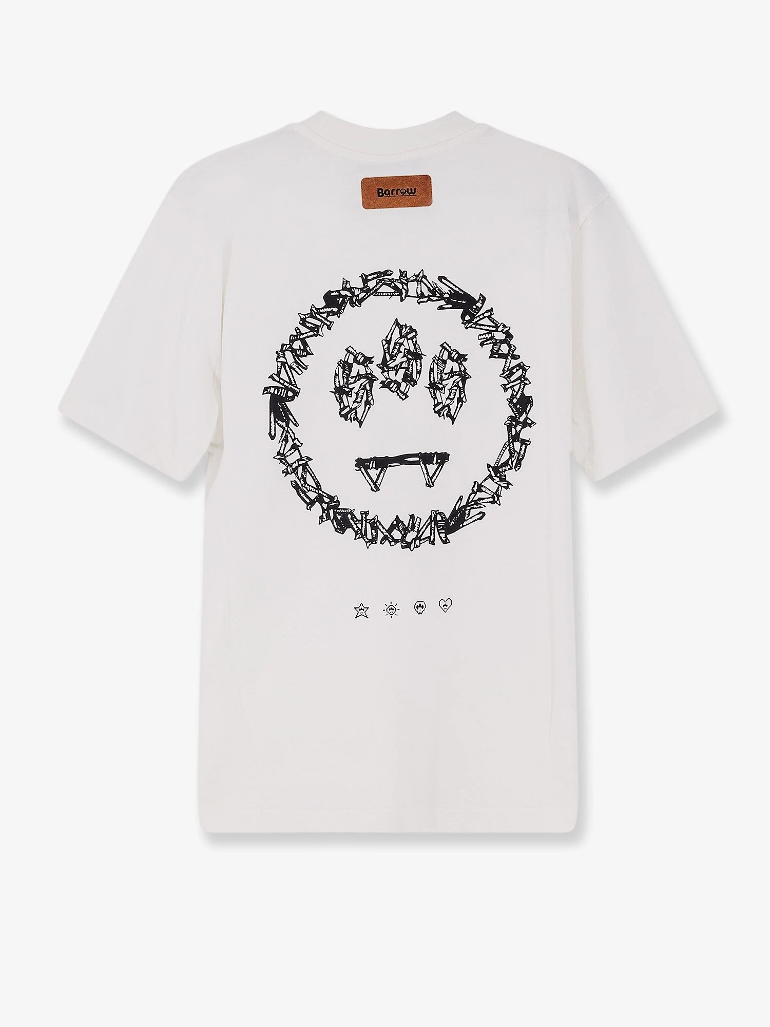Cotton t-shirt with frontal logo.webp