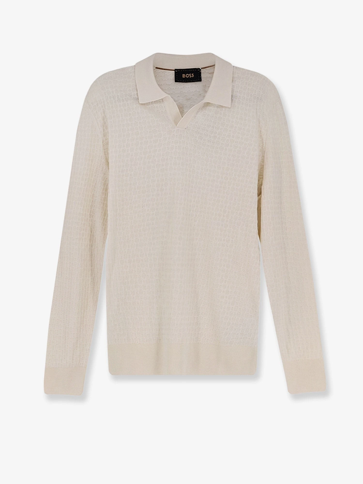 Silk sweater with processing all-over.webp