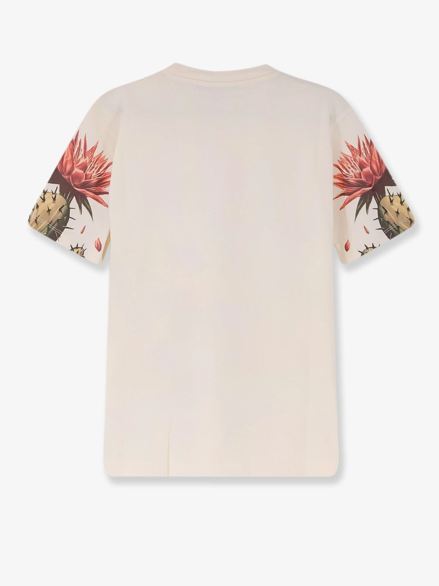 Cotton t-shirt with frontal logo print.webp