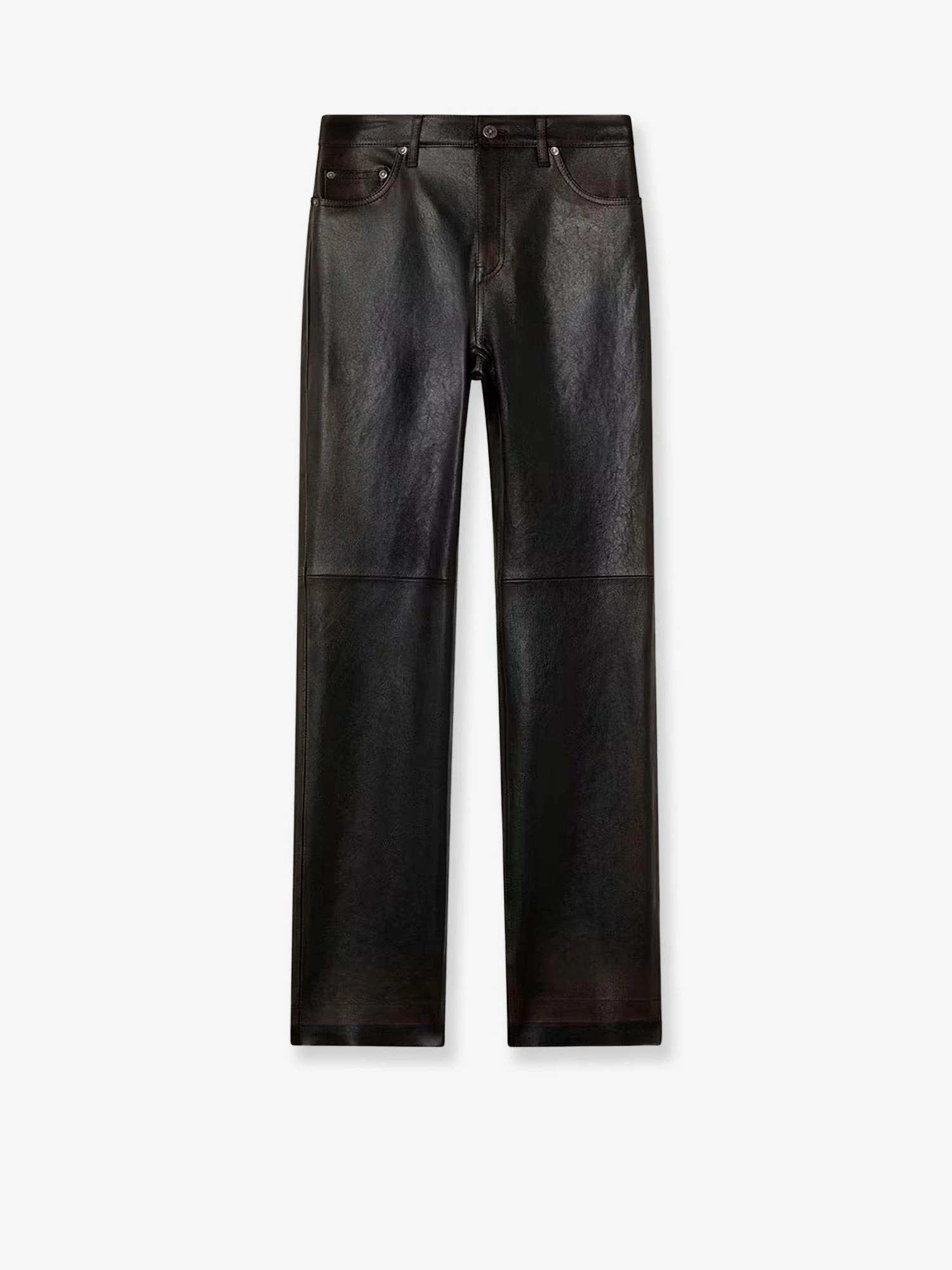 Peg leather trousers.webp