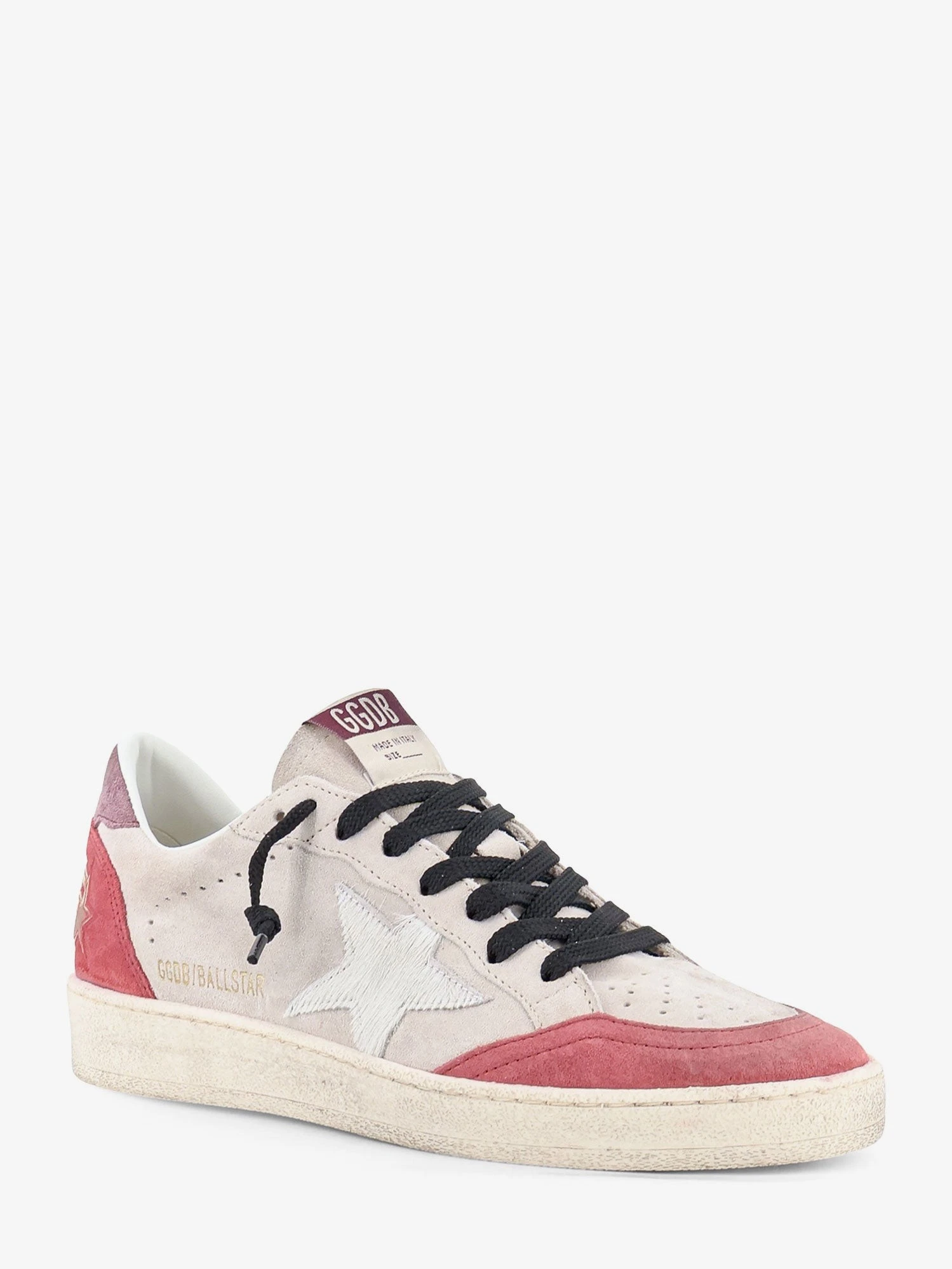 Ballstar suede sneakers with logo on the side.webp