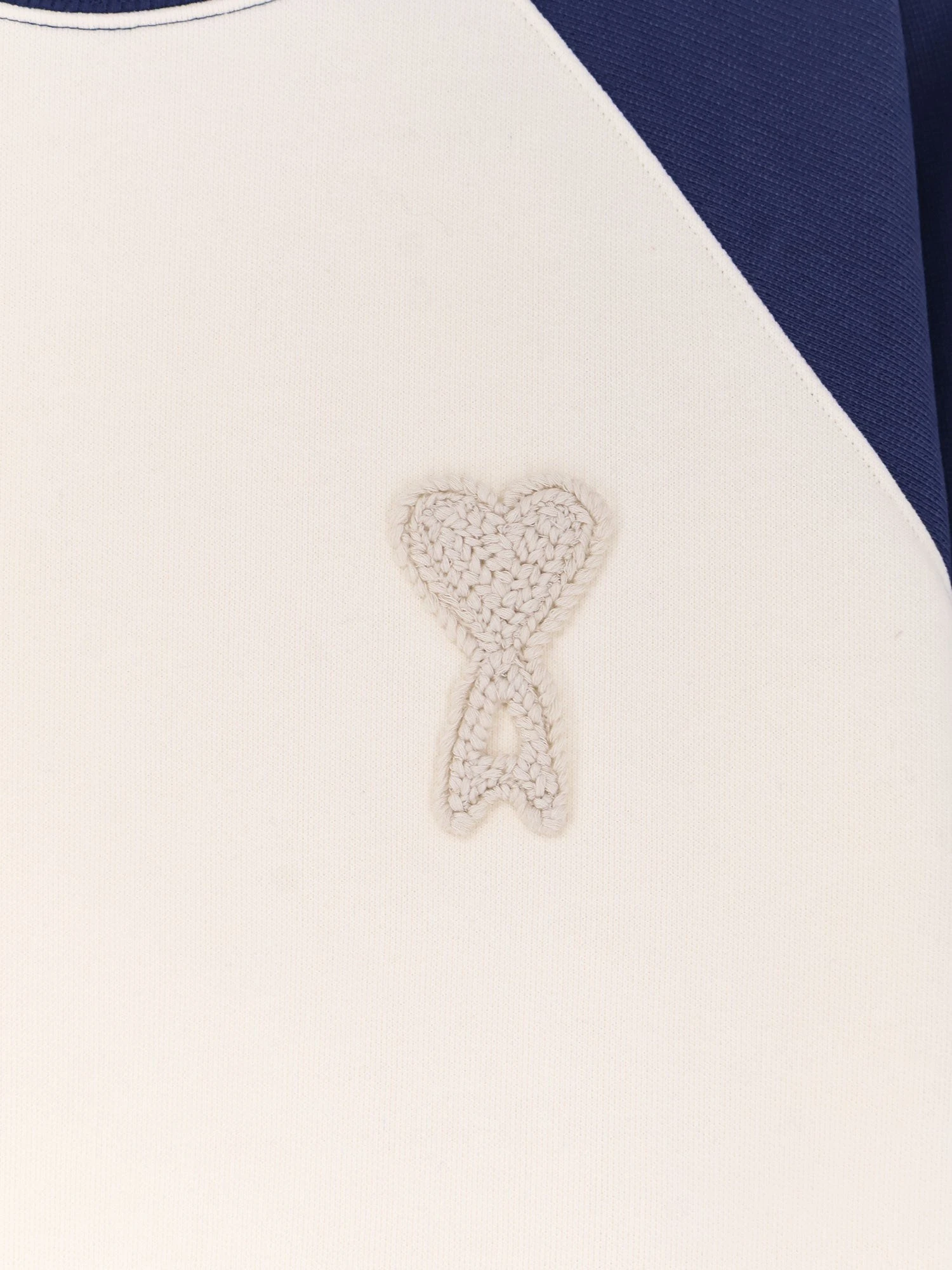 Cotton sweatshirt with Ami Coeur logo on the front.webp