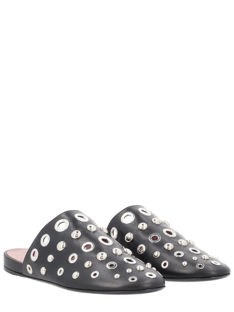 LEATHER SLIPPER WITH STUDS.webp