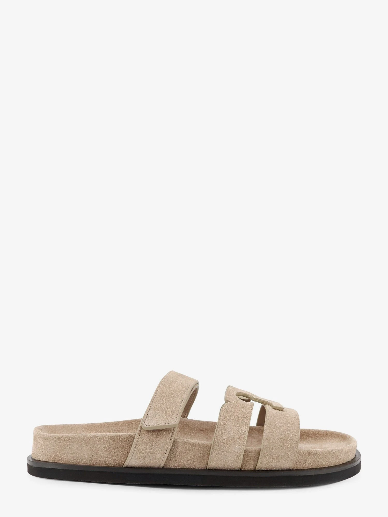 Ines low suede sandals.webp