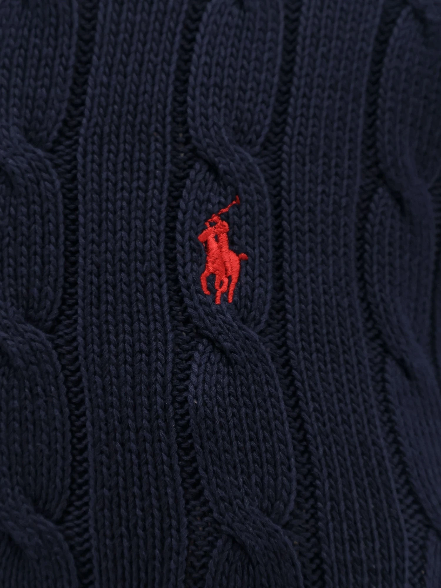 Cable knit cotton sweater.webp