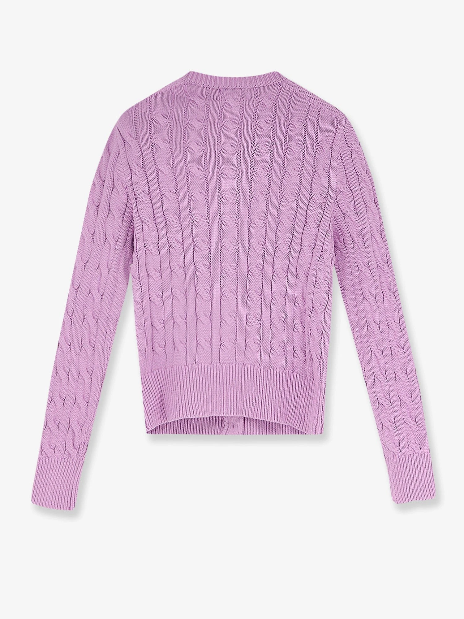 Cotton cardigan with contrasting logo.webp