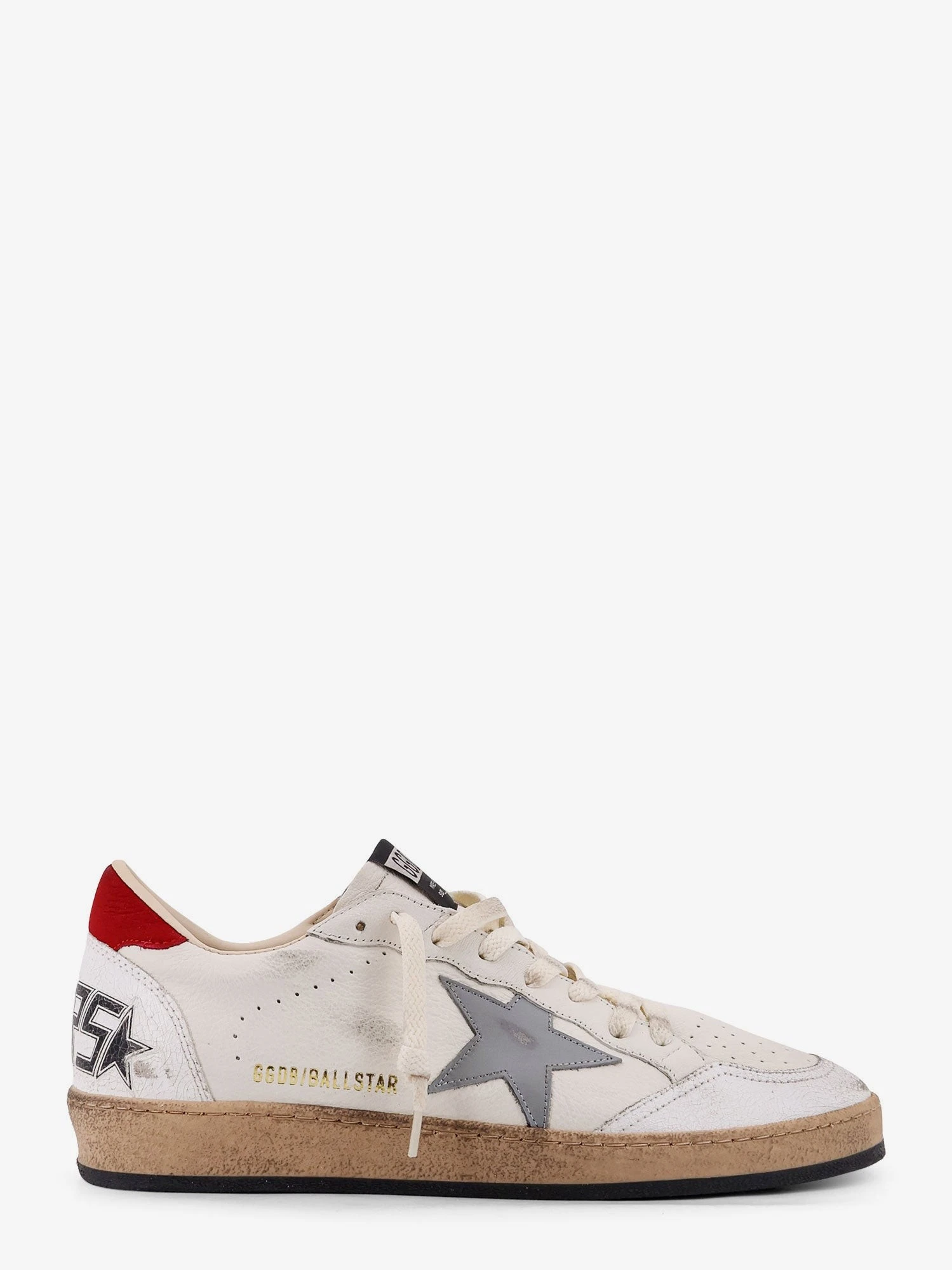 Ball Star leather sneakers with side logo.webp