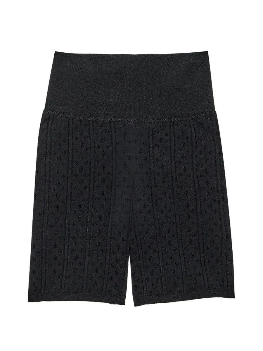 PERFORATED KNIT SHORTS.webp