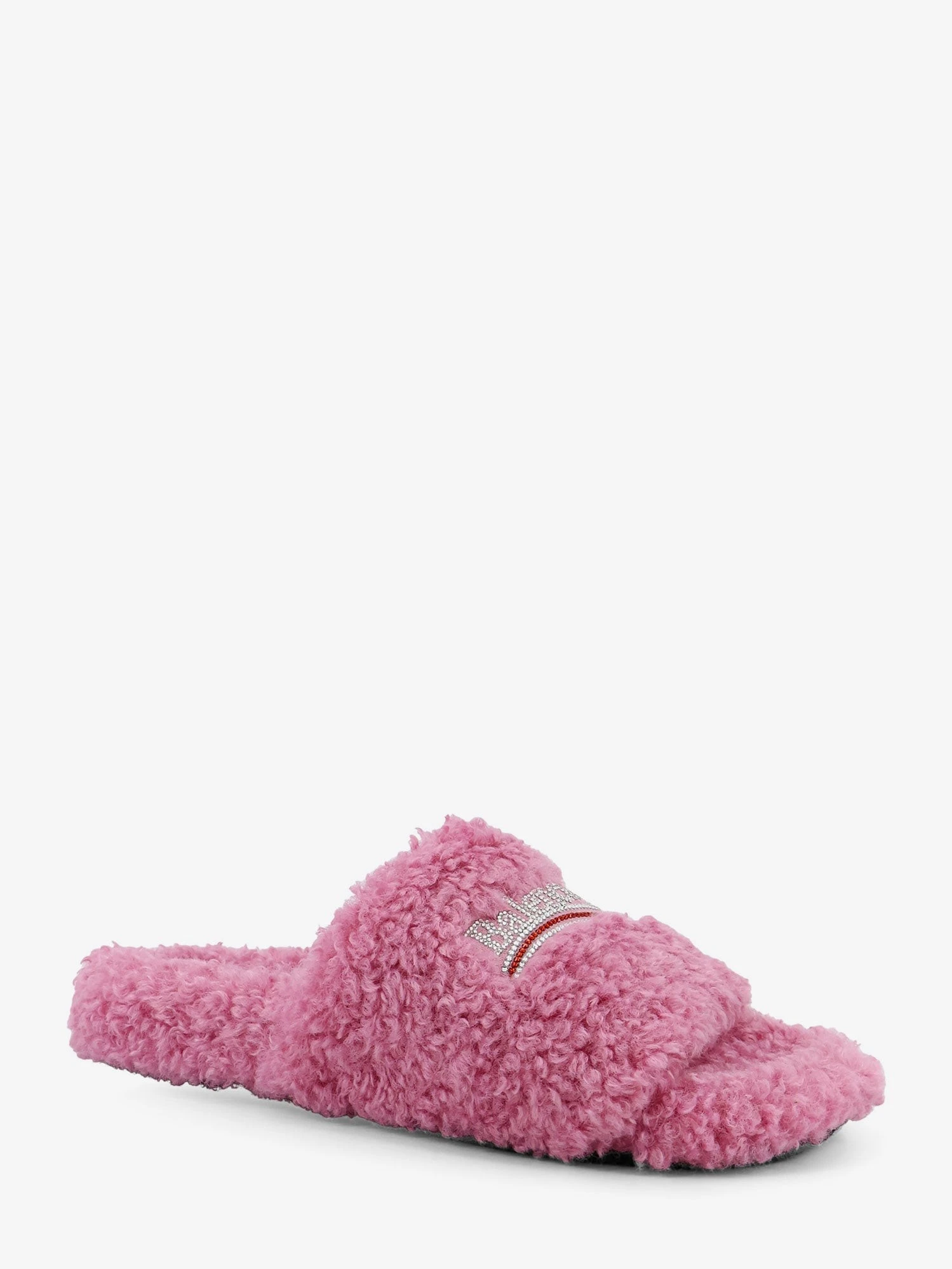 Furry synthetic fur sandals.webp