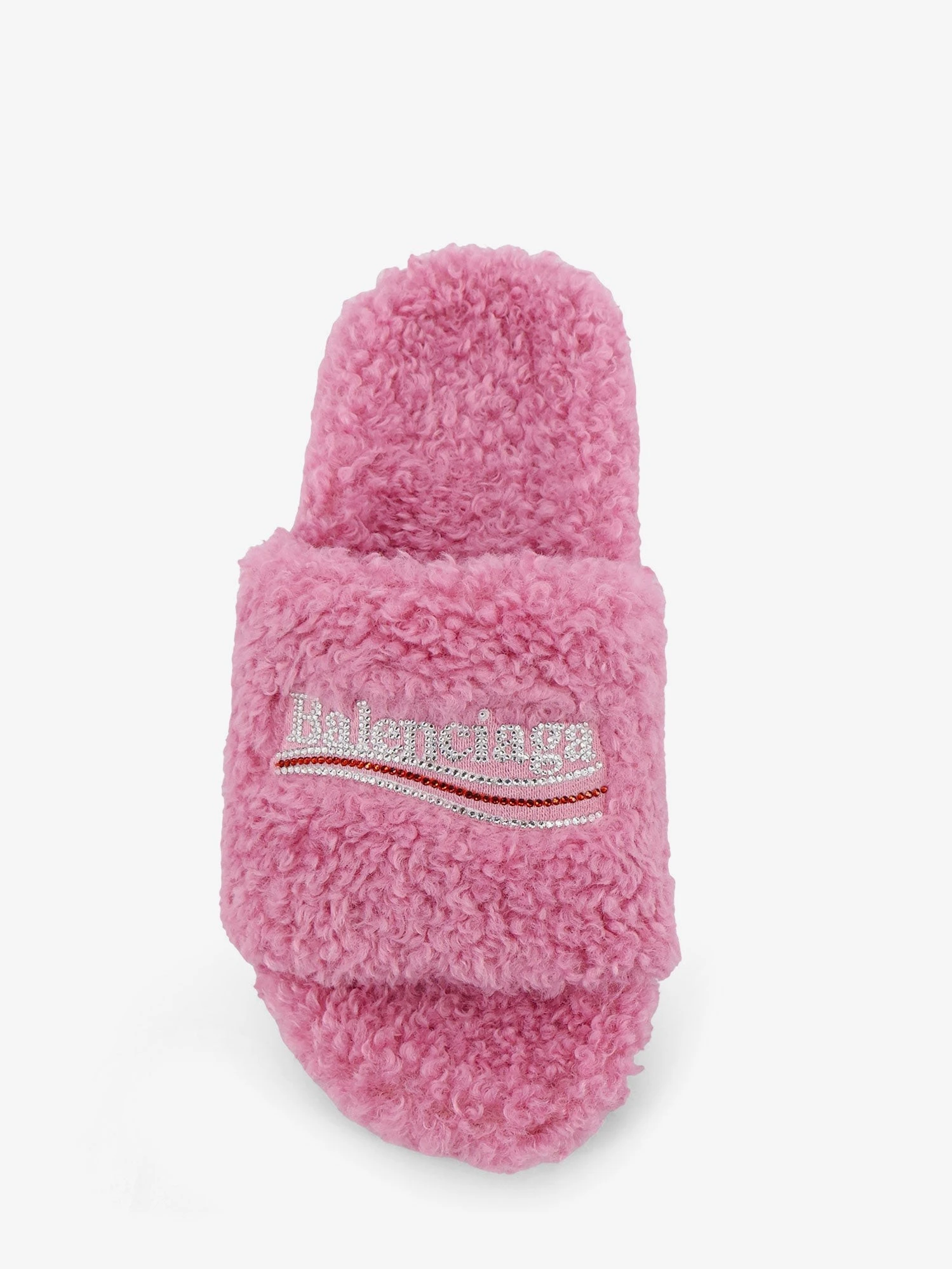 Furry synthetic fur sandals.webp