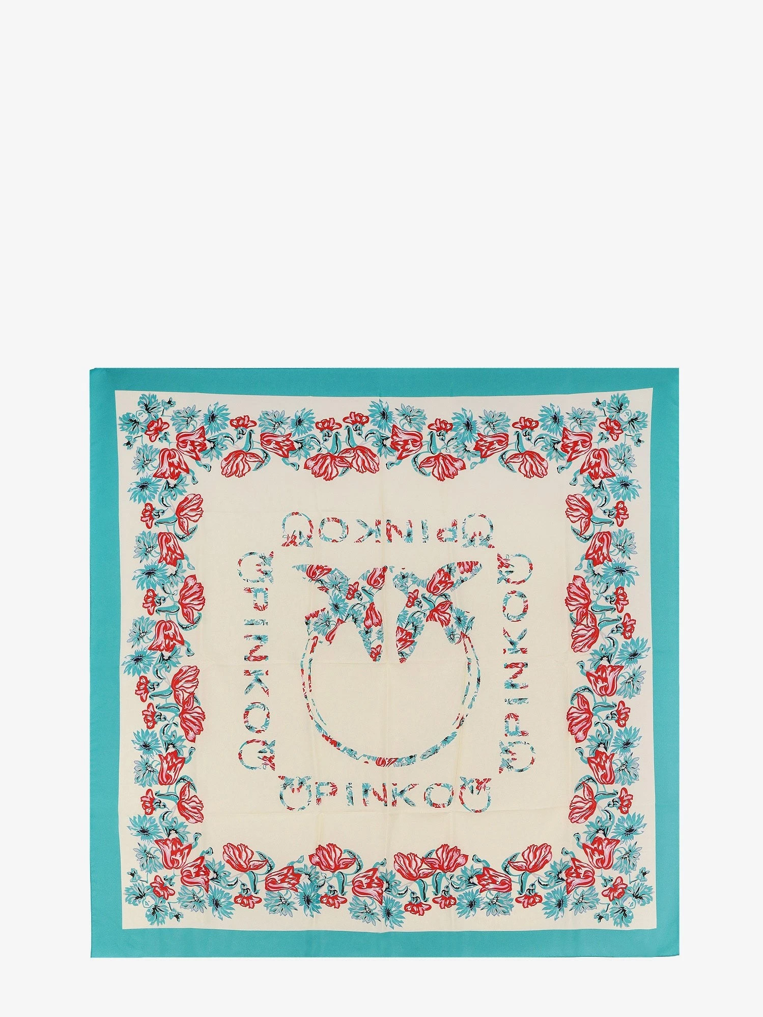 Limbo silk and viscose blend foulard with multicolor print.webp