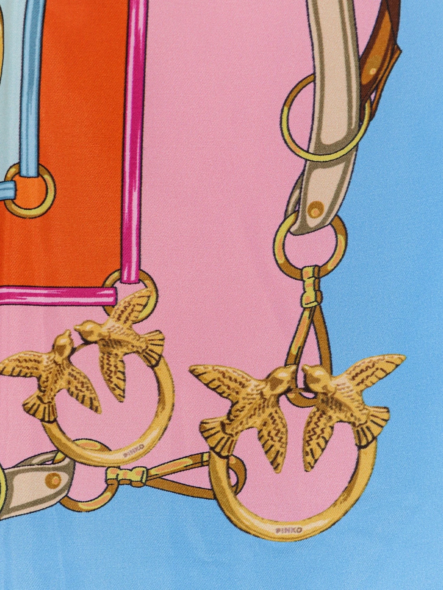 Limbo silk and viscose blend foulard with multicolor print.webp