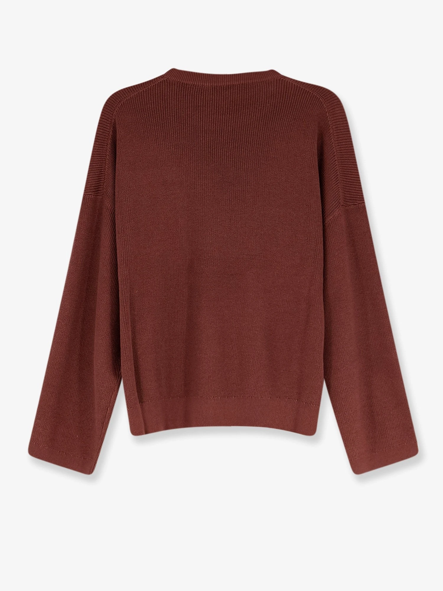 Cotton sweater with front Monili detail.webp