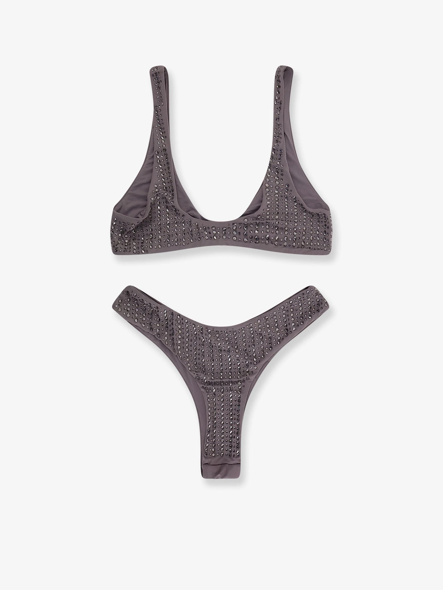 Nylon bikini with all-over rhinestones.webp