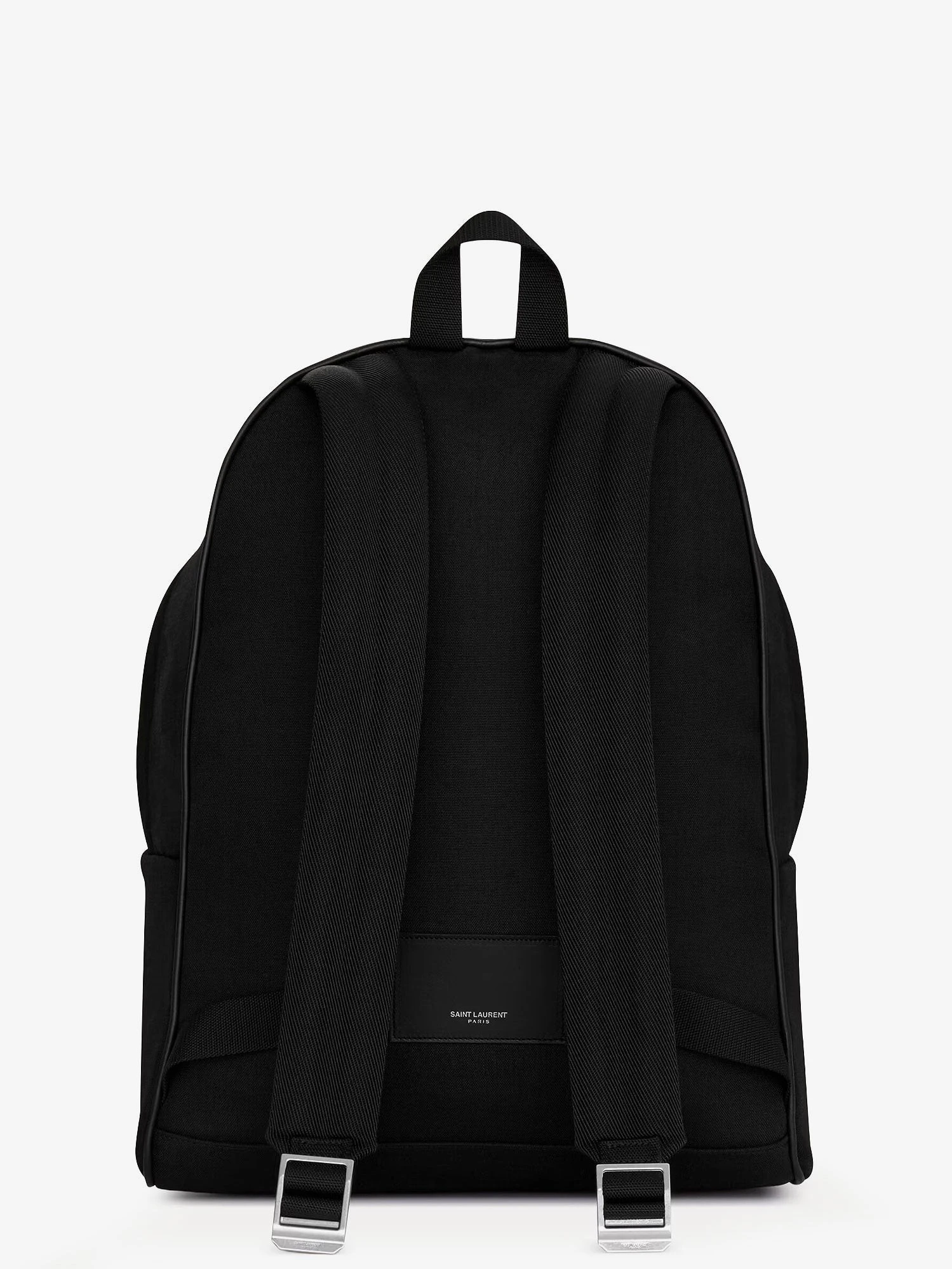 Nylon and leather City backpack.webp