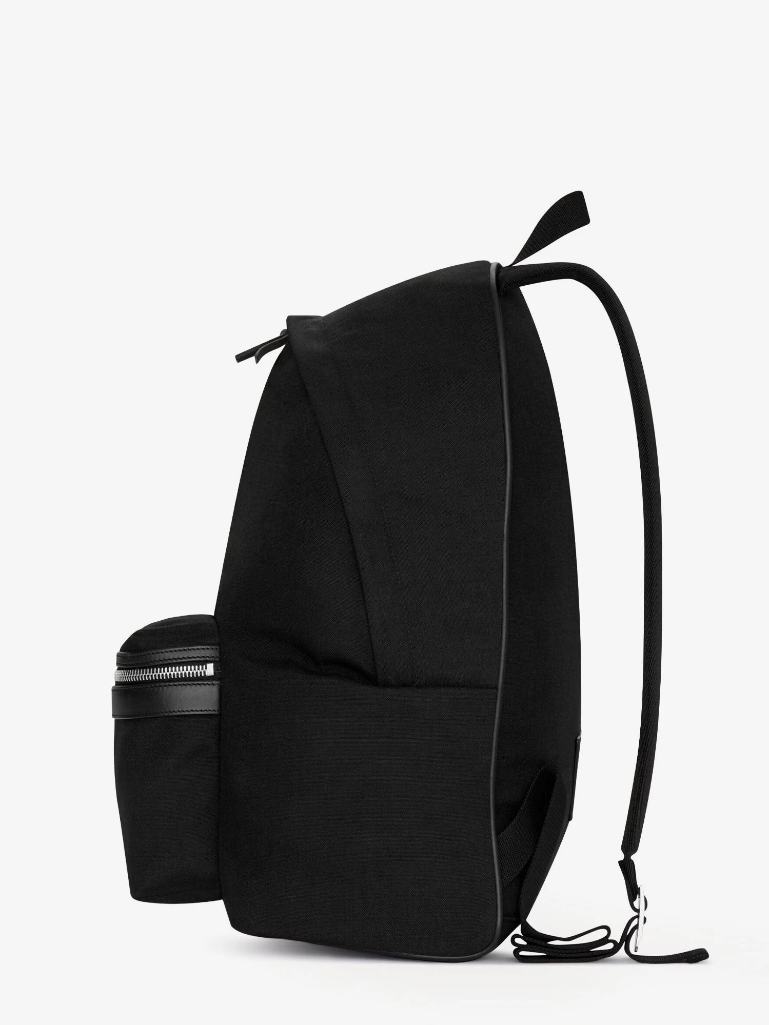 Nylon and leather City backpack.webp