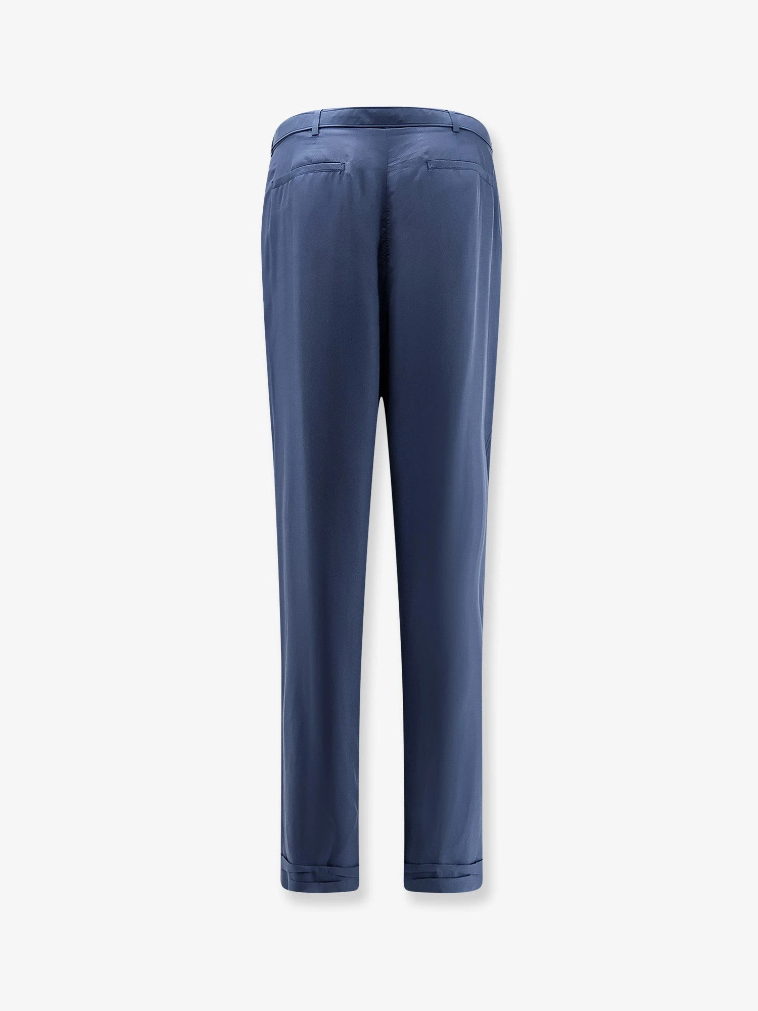 Silk trousers with belt.webp