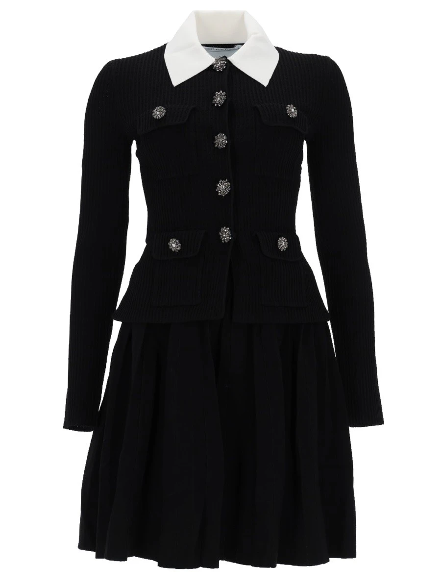 MINI DRESS WITH CONTRASTING COLLAR.webp